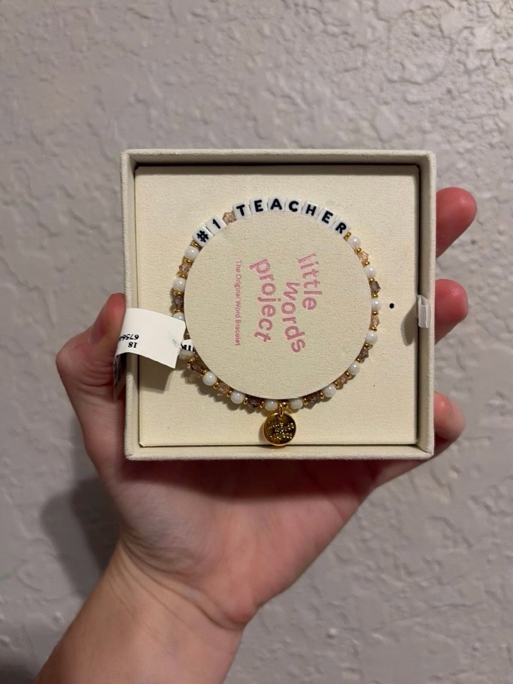 #1 teacher little words project bracelet